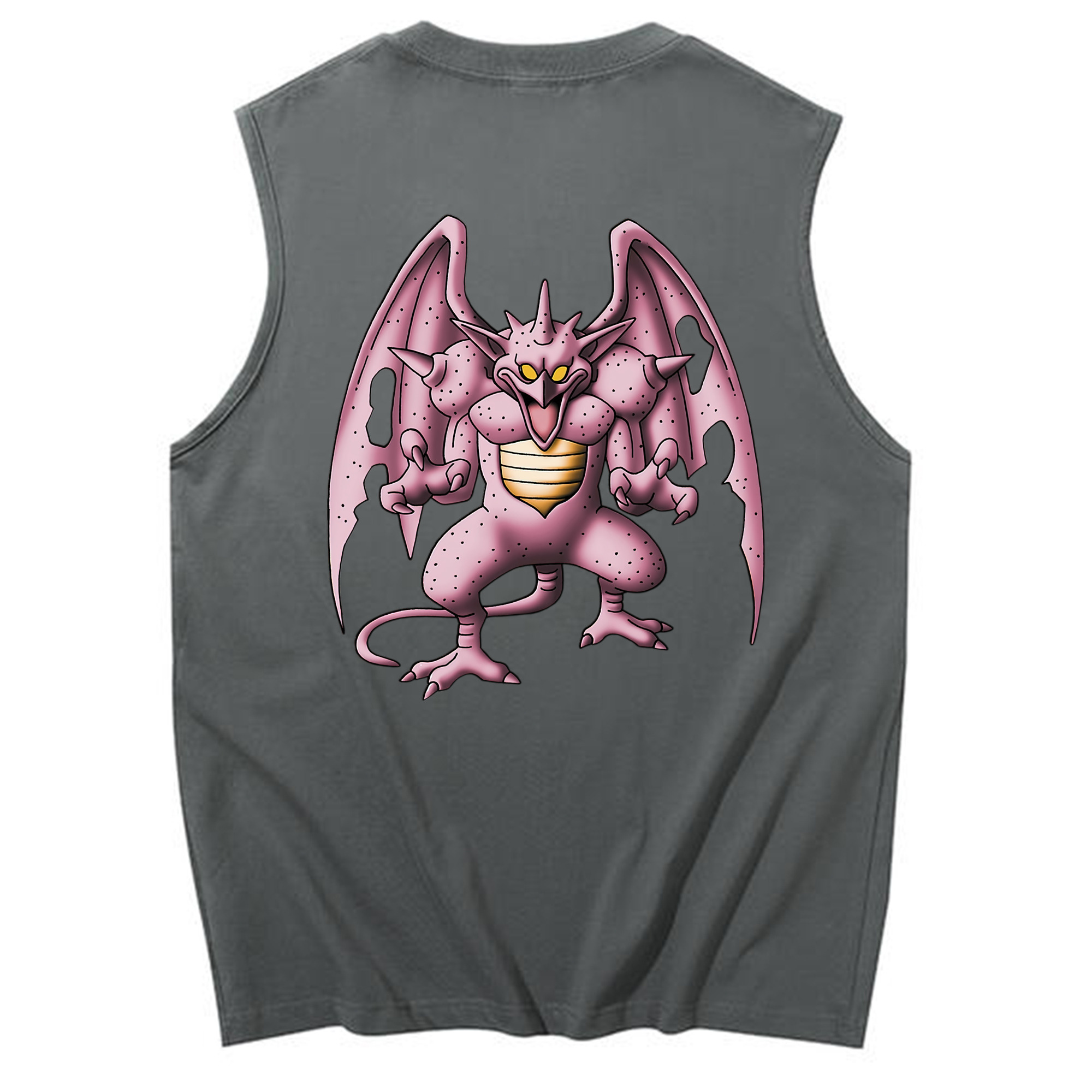 （画像用） ドラゴンクエスト Doragon Kuesuto Dragon Quest コットン100％タンクトップ（背面プリント）